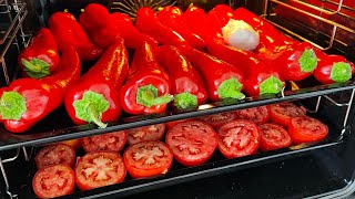 Öyle Bir Kahvaltılık Sos Yaptım ki Bayılacaksınızz😍🔥Kışlık Köz Domates ve Biberli Sos Tarifim🌶️🍅 [upl. by Ki749]