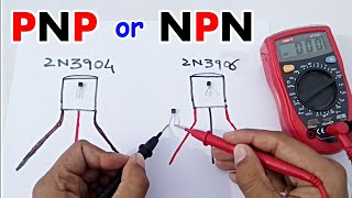 How to check NPN and PNP Transistor using Digital Multimeter in urduhindi [upl. by Raybourne]