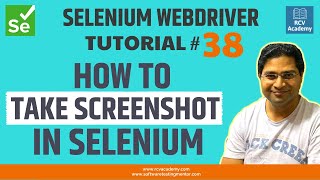 Selenium WebDriver Tutorial 38  How to Take Screenshot in Selenium [upl. by Helfant]