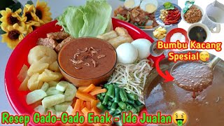 Cara Membuat Bumbu Kacang Gado Gado Yang Enak  Resep Gado Gado Enak dan Simple [upl. by Zulaledairam]