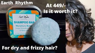 I tried Earth Rhythm Shampoo Soap for a Month  Murumuru Butter Soap Review In Hindi [upl. by Landau]