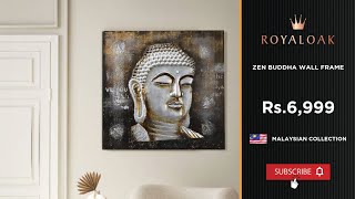 Royaloak  Zen Buddha Wall Frame [upl. by Casady]