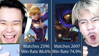 Fanny 2000 Match  Aldous 2000 Match  Mobile Legends [upl. by Belicia]