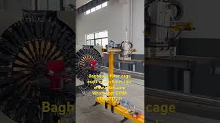 Baghouse filter cage making machines line automatically welding wwwzgtekcom 0086 13916717211 [upl. by Siol]