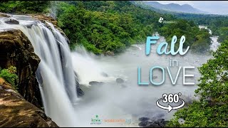 Kerala Tourism 360 VR  Fall in Love  Kerala waterfalls 360 video [upl. by Daloris]