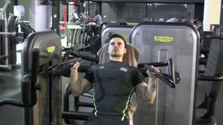 Shoulder Press Technogym Element [upl. by Josias]