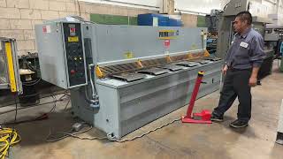 Used 10 x 14quot Primeline 3100x6 Hydraulic Shear 29199 [upl. by Hoj]