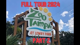 Zoo Tampa at Lowry Park Full Tour 2024  Part 2 [upl. by Nagaet]