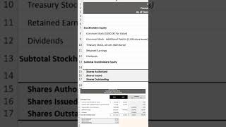 Stockholders Equity Analysis What are shares issued and outstanding accounting finance [upl. by Cofsky]