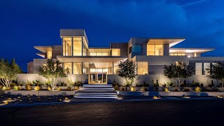 Architecturally significant home with an enormous 12car garage in Las Vegas offered at 17850000 [upl. by Buskus402]