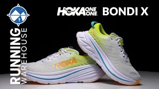 HOKA Bondi X First Look  Max Cushion Bondi Receives A Carbon Fiber Plate [upl. by Ahseina261]