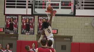 WATCH Laying Down the Hammer Big dunk helps Valley team clinch NE8 outright conference crown [upl. by Howzell]