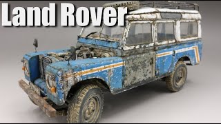 Land Rover Series III LWB 124 Revell  Car Model [upl. by Raamaj486]