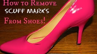 DIY How to Remove Scuff Marks from Patent Leather  Jalisas Fashion Files [upl. by Micro237]