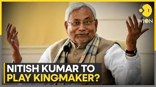 India Elections 2024 Nitish Kumar Chandrababu Naidu emerge as kingmakers  Latest News  WION [upl. by Mosi615]