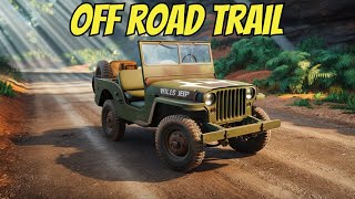 Unleashing the Military Willys Jeep OffRoad  Beamng Drive [upl. by Neomah]