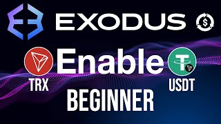 EXODUS WALLET  TRX TRONCHAIN  USDT TRC20 TUTORIAL [upl. by Hazeghi]