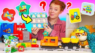 Lehrreiches Video für Kinder mit Irene und Rubble von der Paw Patrol Wir machen ein Puzzle [upl. by Hazlip]