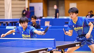 第93回全国高等学校卓球選手権大会ハイライト Day3 男女ダブルス決勝 インターハイ 長崎 卓球レポート [upl. by Namijneb]