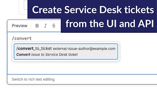 Create Service Desk tickets in the UI and API [upl. by Graig492]