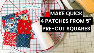 4 Patch Quilts Made Easy The 5quot Square Hack You Wont Believe [upl. by Culliton]