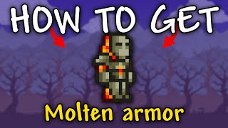 How to Get Molten Armor in Terraria  Molten Armor Guide [upl. by Celio]