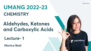 Aldehydes Ketones and Carboxylic Acids  L1  Introduction and Nomenclature  UMANG 202223 [upl. by Oidacra]