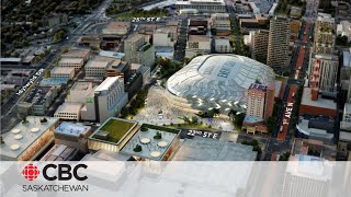 Saskatoon announces tentative 170M deal for new downtown arena district [upl. by Fortier]