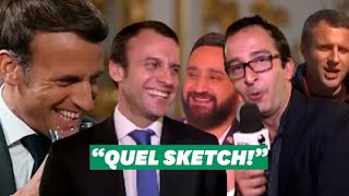 Macron na pas attendu McFly et Carlito pour se donner en spectacle [upl. by Errot]