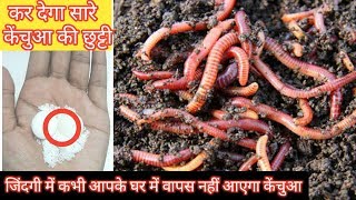 केंचुआ भगाने का यह तरीका  kechua bhagane ka tarika Earthworm [upl. by Aihtnamas]