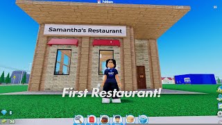 Playing Restaurant Tycoon 2  Roblox [upl. by Benedix874]