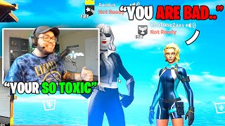 I got called out by SoaR Zaxy on Fortnite toxic squeaker [upl. by Esiuqcaj899]