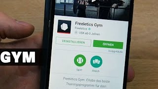 Freeletics Gym Erste Einblicke in die TrainingsApp [upl. by Aelhsa]