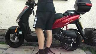 KYMCO AGILITY 49CC 50 STARTING AND RUNING AFTER OIL CHANGE [upl. by Naillij191]