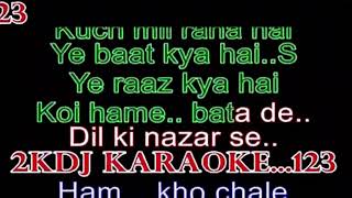 Dil Ki Nazar Se  Karaoke For Female Singers [upl. by Bullis]