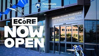 ECoRE Unveiled  Ribbon cut on largest academic building at Penn State [upl. by Garlaand]