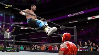 WWE 2K17 Gameplay  TJ Perkins Vs Gran Metalik  CWC Championship  PS4XBoxOne [upl. by Oranneg]