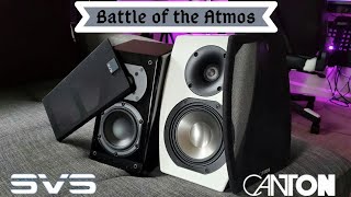 SVS Prime Elevations and Canton AR800  Battle of the Dolby Atmos [upl. by Auberta722]