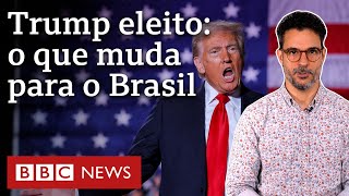 Os possíveis impactos da vitória de Donald Trump para o Brasil [upl. by Lyrrehs]