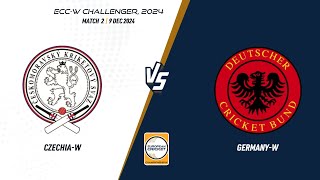 Match 2  CZEW vs GERW  Highlights  ECCW24 Challenger  9 Dec 2024  ECC24129 [upl. by Aeel]