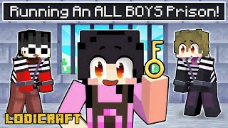 Running a BOYS ONLY Prison in Minecraft [upl. by Amilah592]