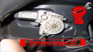 Reparación elevalunas eléctrico Peugeot 307 [upl. by Katerine]