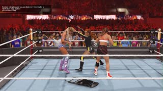 FULL MATCH BECKY LYNCH VS CHARLOTTE FLAIR VS RONDA ROUSEY WRESTLEMANIA [upl. by Lillis]