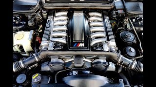 BMW 850CSI Starting and Revving with a 50p coin on the Engine Cover [upl. by Aniri]