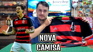 NOVA CAMISA DO FLAMENGO 20242025 I UNBOXING E DETALHES [upl. by Misty]