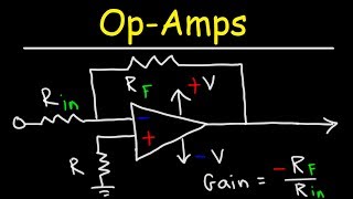 Operational Amplifiers  Inverting amp Non Inverting OpAmps [upl. by Nitsruk]