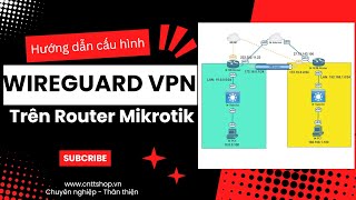 Hướng dẫn cấu hình WireGuard VPN Site to Site trên router Mikrotik để kết nối 2 chi nhánh [upl. by Netfa]