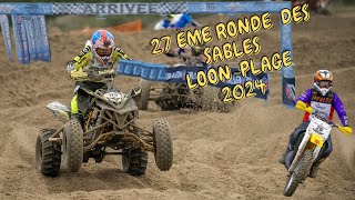 Ronde des sables Loonplage 2024 QuadsMotos [upl. by Alleul]