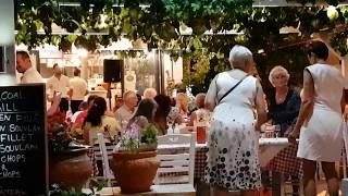 Sirtaki or syrtak in Parga Greece Taverna Krioneri  Famous Greek Dance  Greek music Greek songs [upl. by Gal]