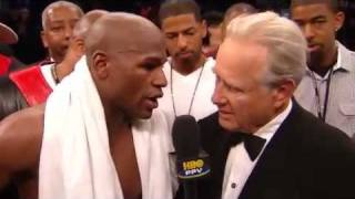 Floyd quotMoneyquot Mayweather Jr vs quotSugarquot Shane Mosley 5 of 5 [upl. by Narut]